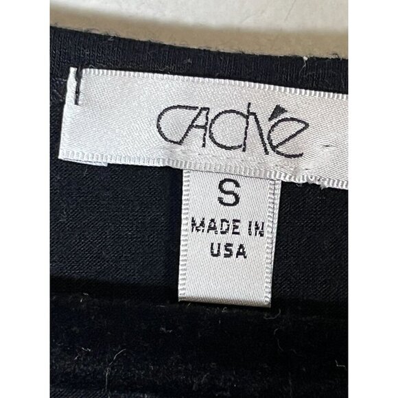 Vintage Cache Top Embellished S Black Regal Classic Preppy Y2K Retro Chic 80s - Picture 2 of 10